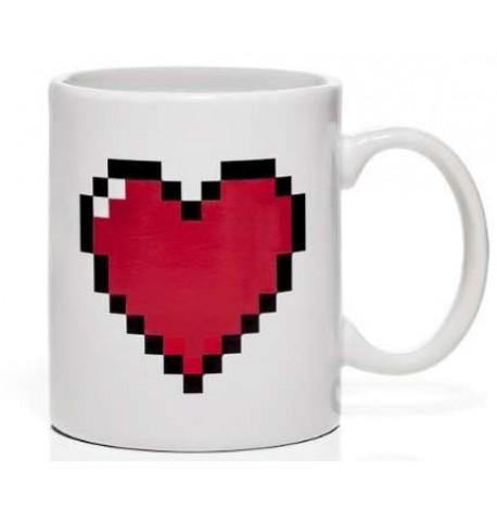 Чашка хамелеон Pixel Heart (300 мл)