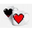 Чашка хамелеон Pixel Heart (300 мл)