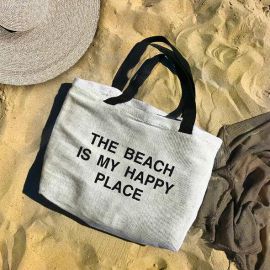Сумка для пляжа и покупок Beach The beach is my happy place