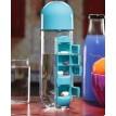 Бутылка для воды с таблетницей Pill Vitamin Water Bottle Blue