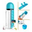 Бутылка для воды с таблетницей Pill Vitamin Water Bottle Blue
