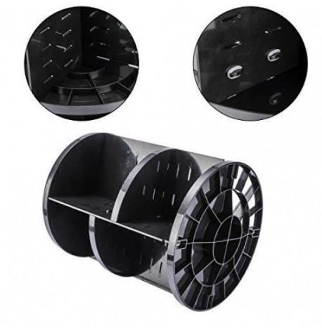 Органайзер для косметики вращающийся (черный)