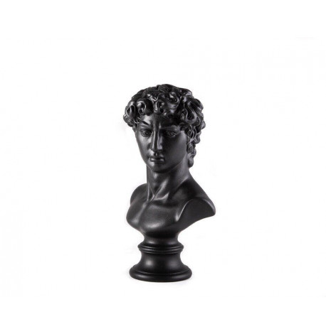 Гіпсовий бюст Давида (чорний), 32,5 см