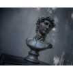 Гіпсовий бюст Давида (чорний), 32,5 см