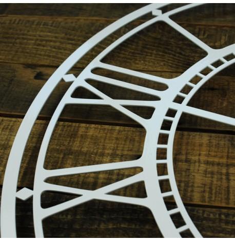 Настінний годинник London White (білий), 50 см