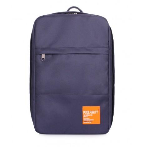 Рюкзак для ручної поклажі PoolParty HUB (синій) - Ryanair / Wizz Air / МАУ