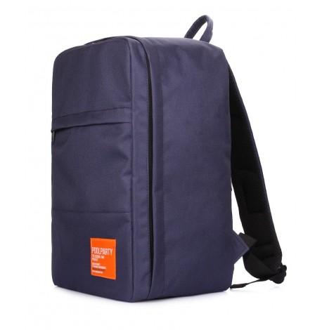 Рюкзак для ручної поклажі PoolParty HUB (синій) - Ryanair / Wizz Air / МАУ
