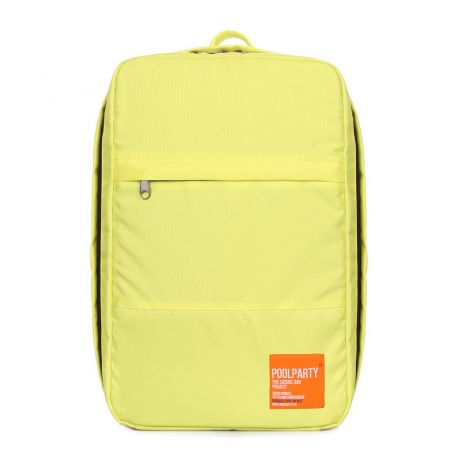 Рюкзак для ручної поклажі PoolParty HUB (жовтий) - Ryanair / Wizz Air / МАУ