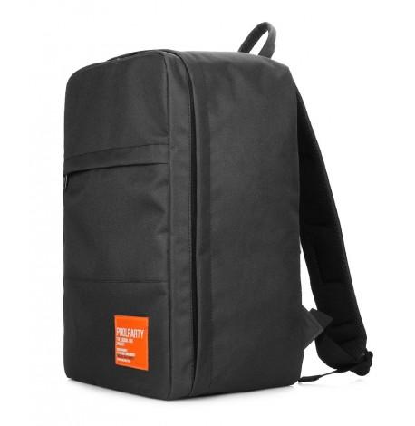 Рюкзак для ручної поклажі PoolParty HUB (чорний) - Ryanair / Wizz Air / МАУ