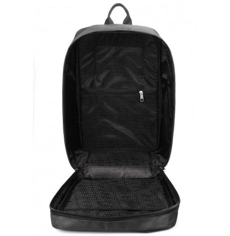 Рюкзак для ручної поклажі PoolParty HUB (чорний) - Ryanair / Wizz Air / МАУ