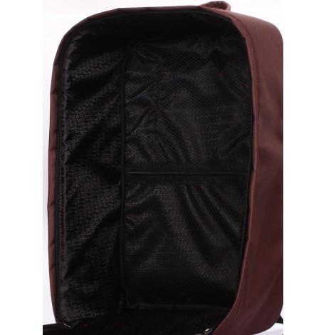 Рюкзак для ручної поклажі PoolParty HUB (коричневий) - Ryanair / Wizz Air / МАУ