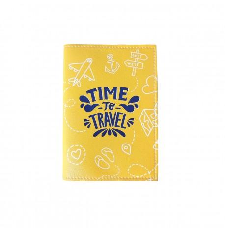 Обкладинка для паспорта Time to travel
