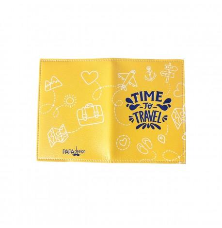 Обкладинка для паспорта Time to travel