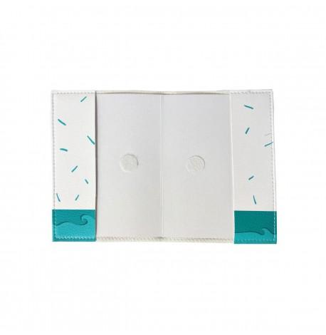 Обложка для паспорта "Уезжаю отдыхать на-в-сег-да"