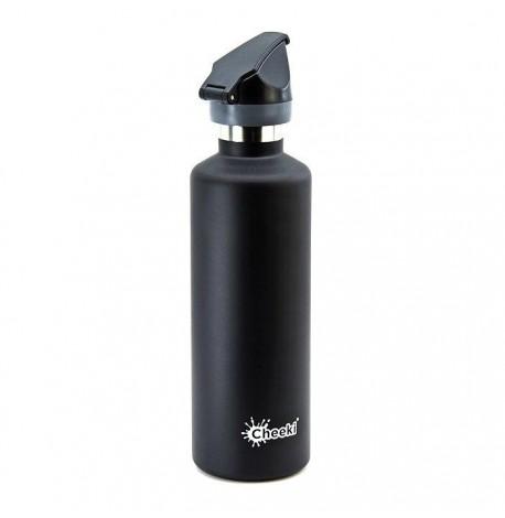 Термопляшка Cheeki Active Bottle Insulated Matte Black (600 мл)