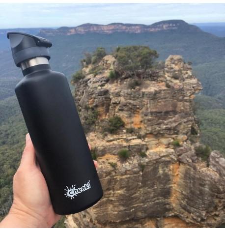 Термопляшка Cheeki Active Bottle Insulated Matte Black (600 мл)