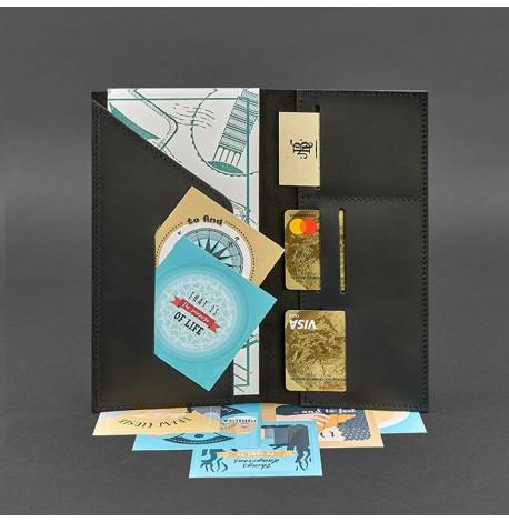 Шкіряний тревел-кейс 3.1 (чорний) шкіра Crazy Horse