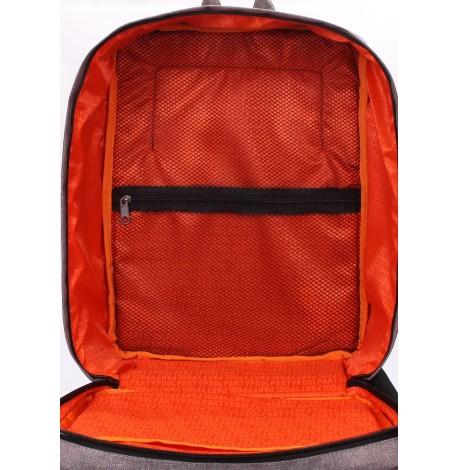 Рюкзак для ручної поклажі PoolParty Airport (сірий) - WizzAir / Ryanair