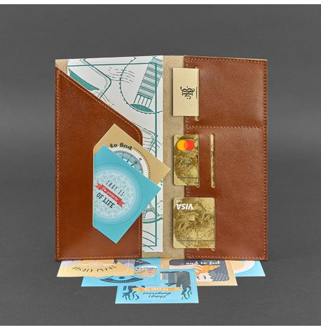 Кожаный тревел-кейс 3.1 (светло-коричневый)