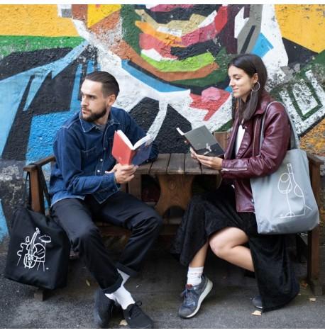 Еко сумка з саржі "Джаз"