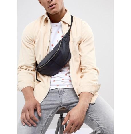 Поясна сумка-бананка шкіряна Plprt