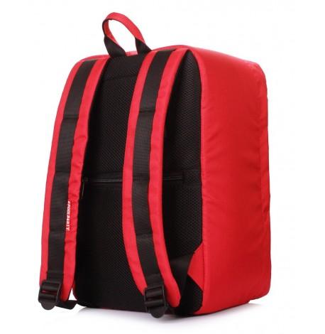 Рюкзак для ручної поклажі PoolParty HUB (червоний) - Ryanair / Wizz Air / МАУ