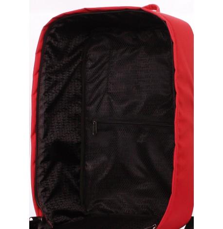 Рюкзак для ручної поклажі PoolParty HUB (червоний) - Ryanair / Wizz Air / МАУ