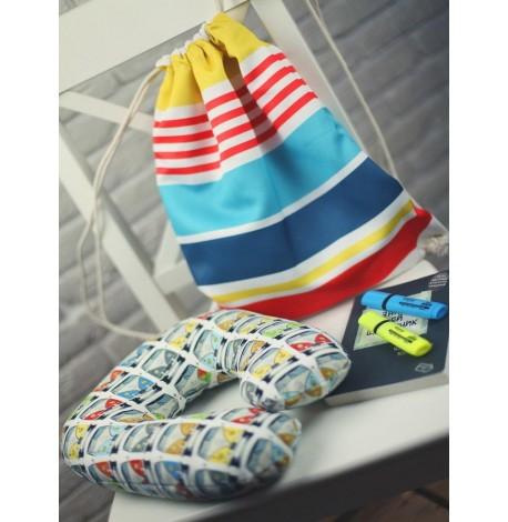 Подушка для подорожей "Машини"