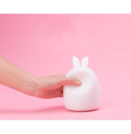 Детский силиконовый ночник "Ушастый заяц"