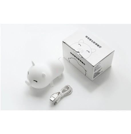 Детский силиконовый ночник "Свинка"