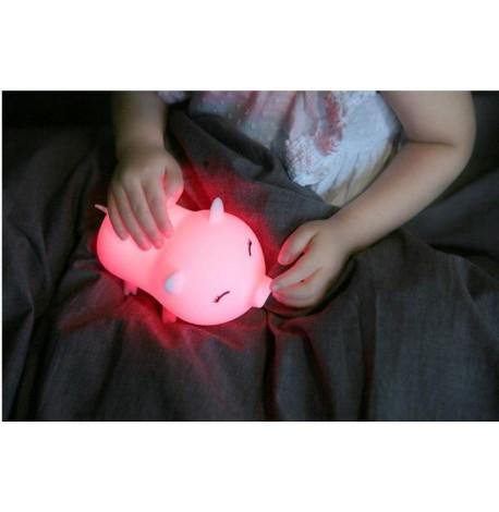 Детский силиконовый ночник "Свинка"