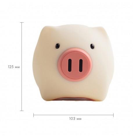 Детский силиконовый ночник "Поросенок"