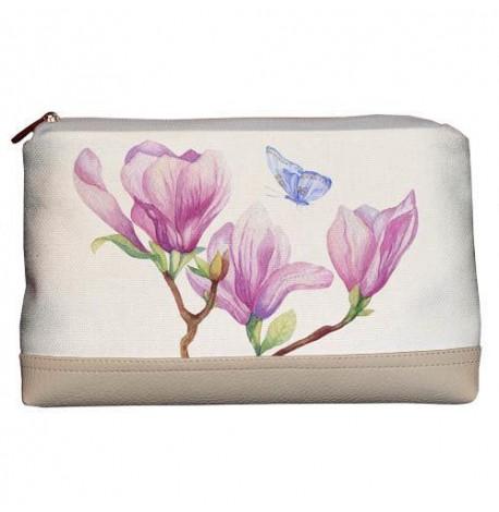Дорожная косметичка "Lovely" Магнолия белая