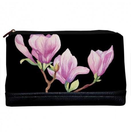 Дорожная косметичка "Lovely" Магнолия черная