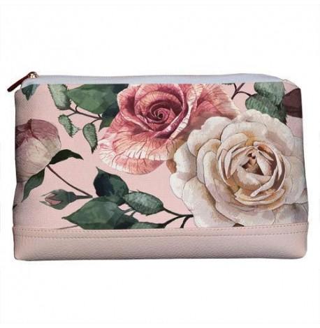 Дорожня косметичка "Lovely" Троянди на пудровим тлі