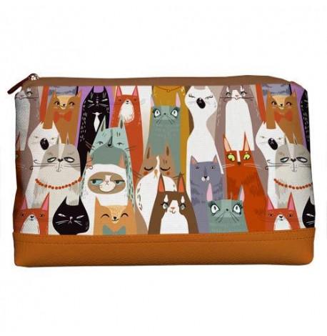 Дорожная косметичка "Lovely" Коты