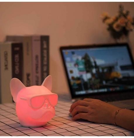 Детский силиконовый ночник "Бульдог"