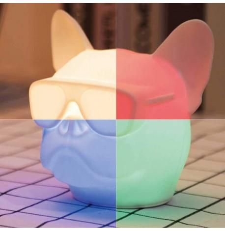 Детский силиконовый ночник "Бульдог"