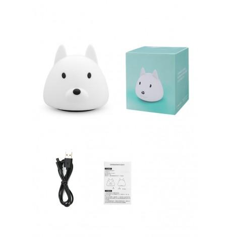 Детский силиконовый ночник "Хаски"