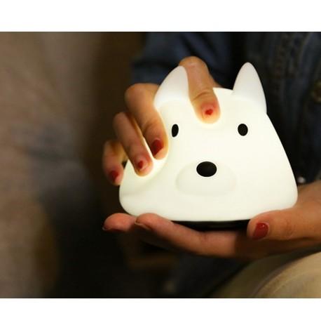 Детский силиконовый ночник "Хаски"