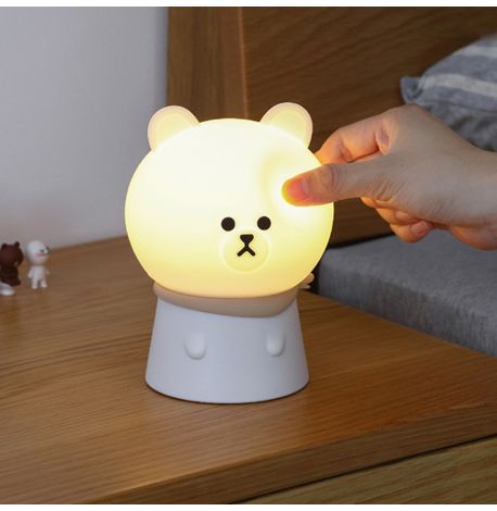 Детский силиконовый ночник "Медведь"