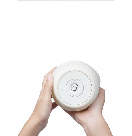 Детский силиконовый ночник с часами "Белый мишка"