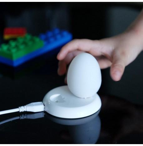 Детский силиконовый ночник на подставке "Яйцо"