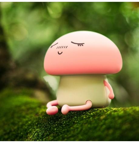 Детский силиконовый ночник "Гриб" (розовый)