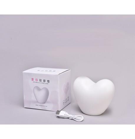 Детский силиконовый ночник "Сердце"