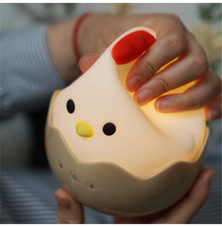 Детский силиконовый ночник "Курочка"