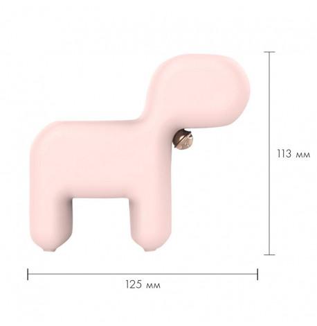 Дитячий нічник "Собака" (рожевий)