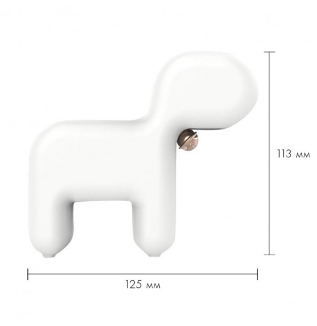 Дитячий нічник "Собака" (білий)