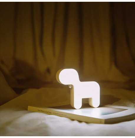 Дитячий нічник "Собака" (білий)