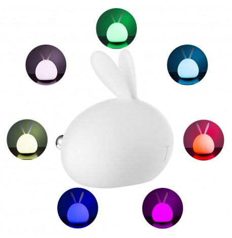 Детский силиконовый ночник "Милый кролик"